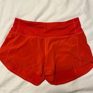 Lululemon 3” Speed Up Shorts in Red